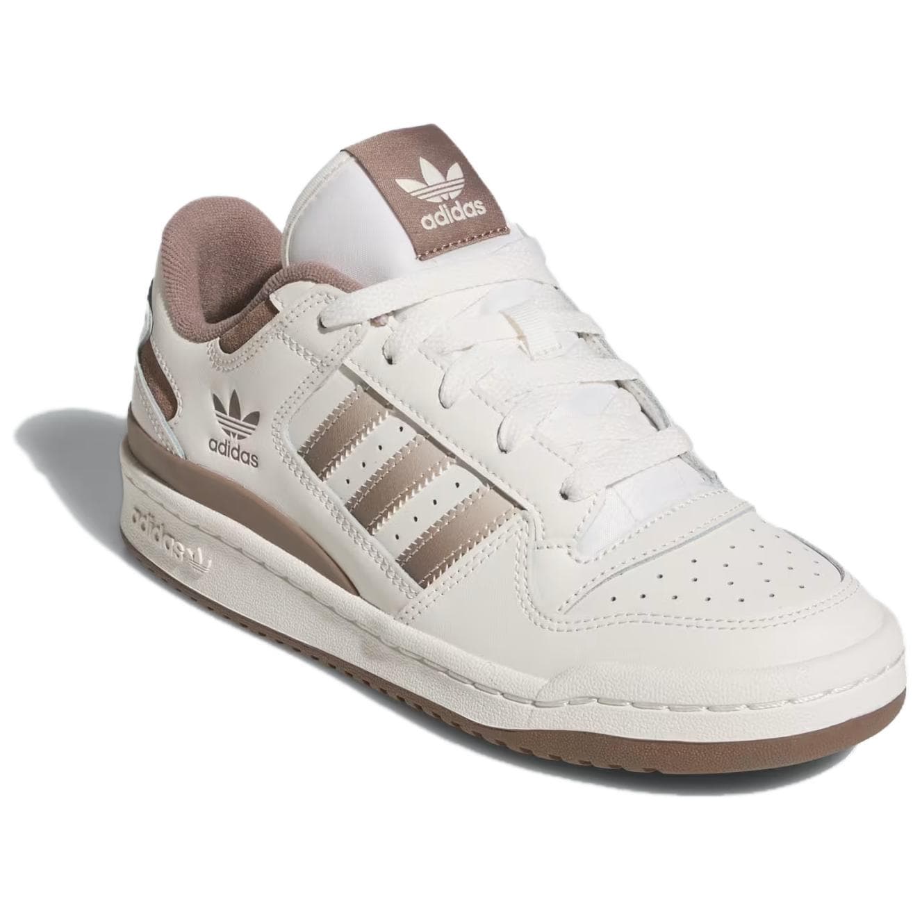 Кроссовки Adidas Originals FORUM Устойчивая к истиранию низкая обувь для скейтбординга Женская Белая - изображение 3