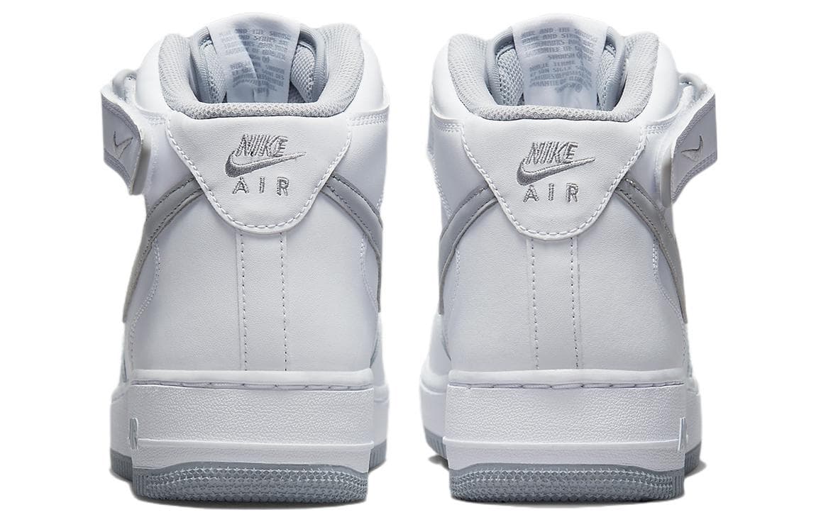 Кроссовки Nike Air Force 1 Mid "White Metallic" — фото 5