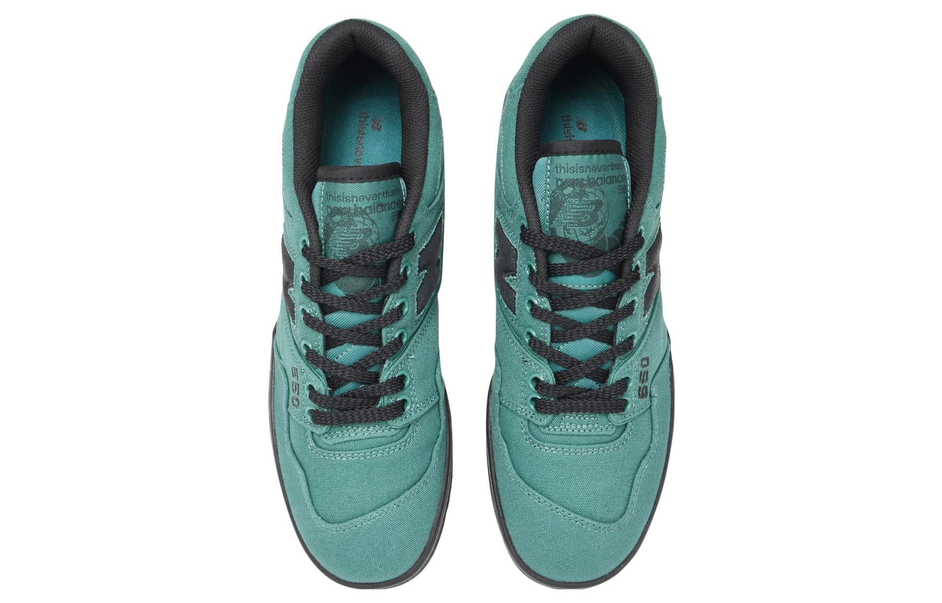 Кроссовки thisisneverthat x New Balance 550 Deep Green - изображение 4