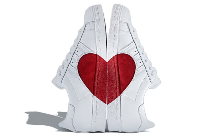 Кроссовки adidas Superstar 80s Valentine's Day White Red - изображение 4
