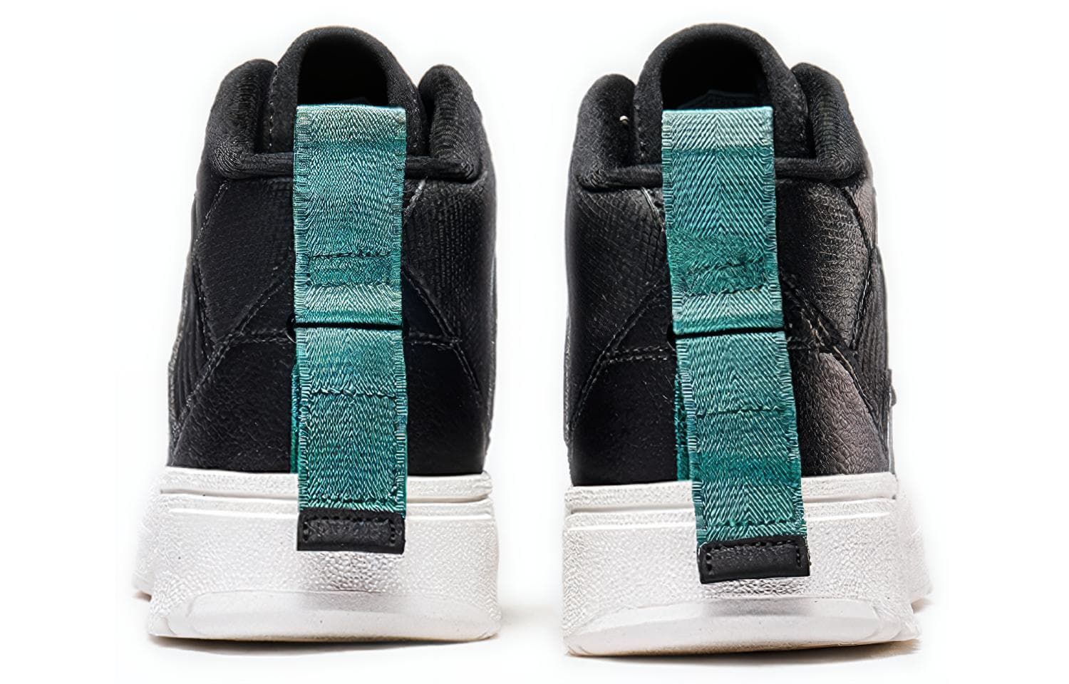 Кроссовки Xtep Leather Mid Casual Sneakers Black - изображение 3