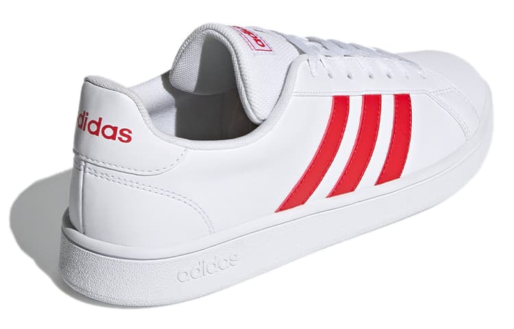 Кроссовки adidas Neo Grand Court Base White Red - изображение 5