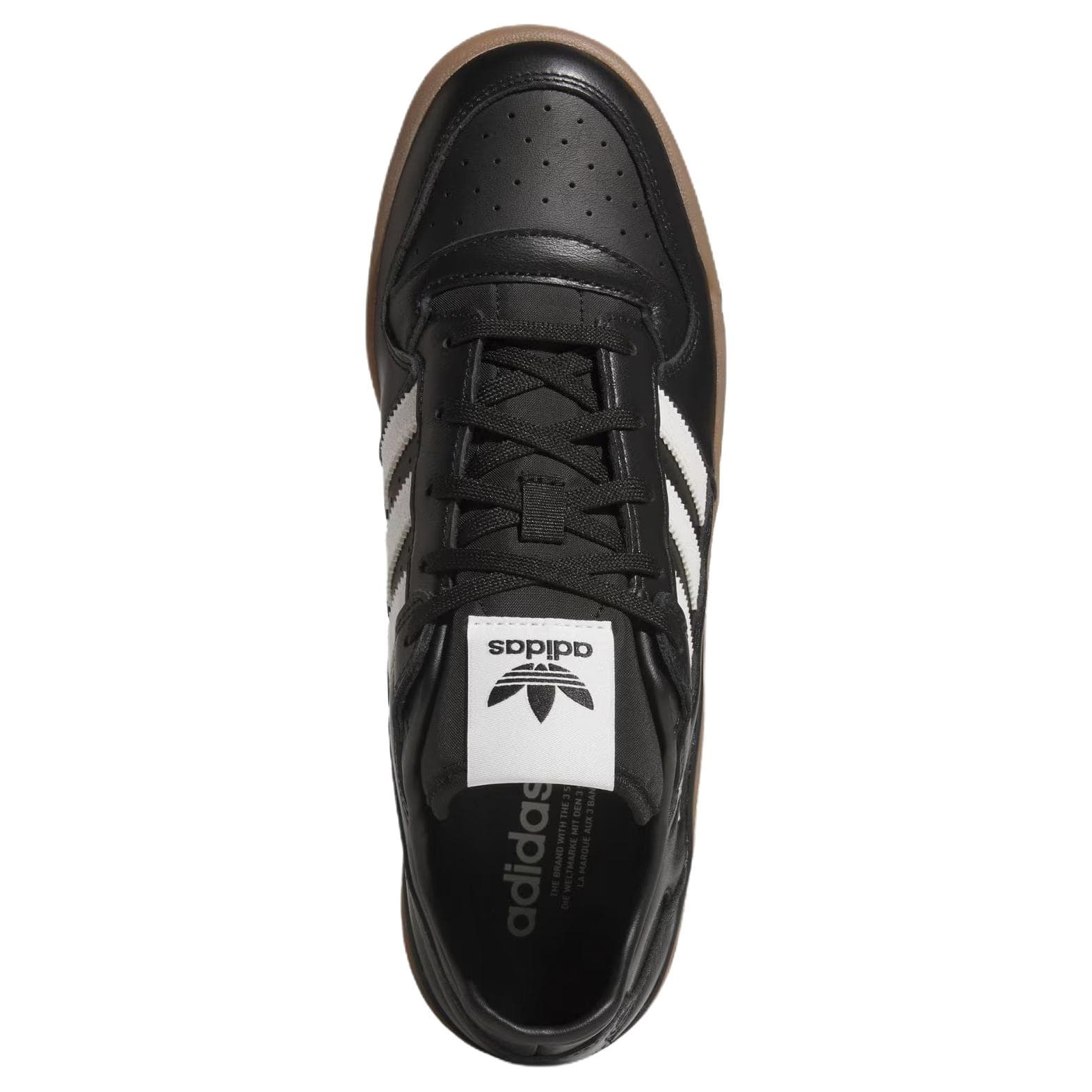 Кроссовки Adidas Originals FORUM Low Топ Скейтборд Кроссовки Унисекс Черный Белый - изображение 3