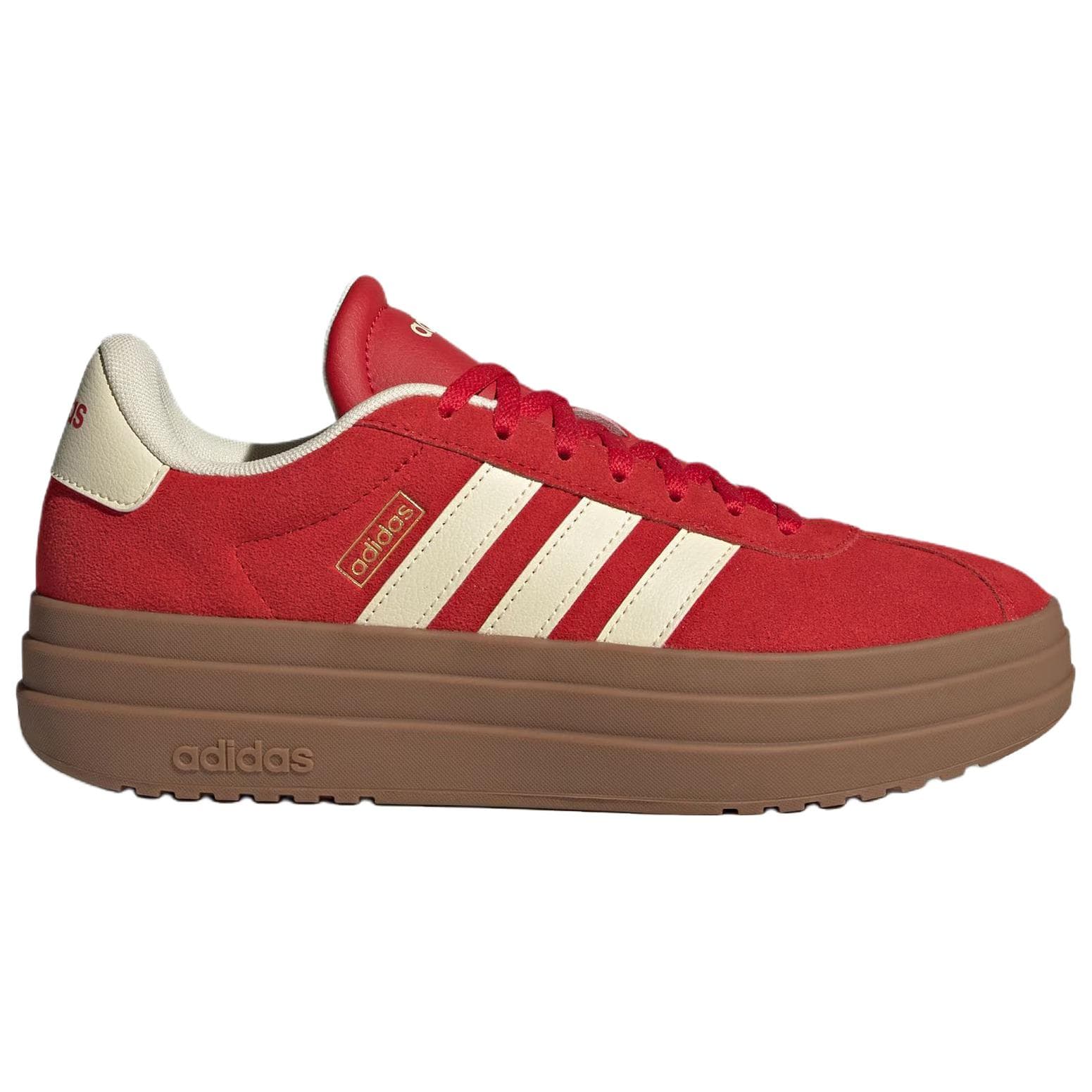 Кроссовки Adidas VL Court Bold Low Топ Кеды немецкой армии (GAT) Женские Красный - изображение 2