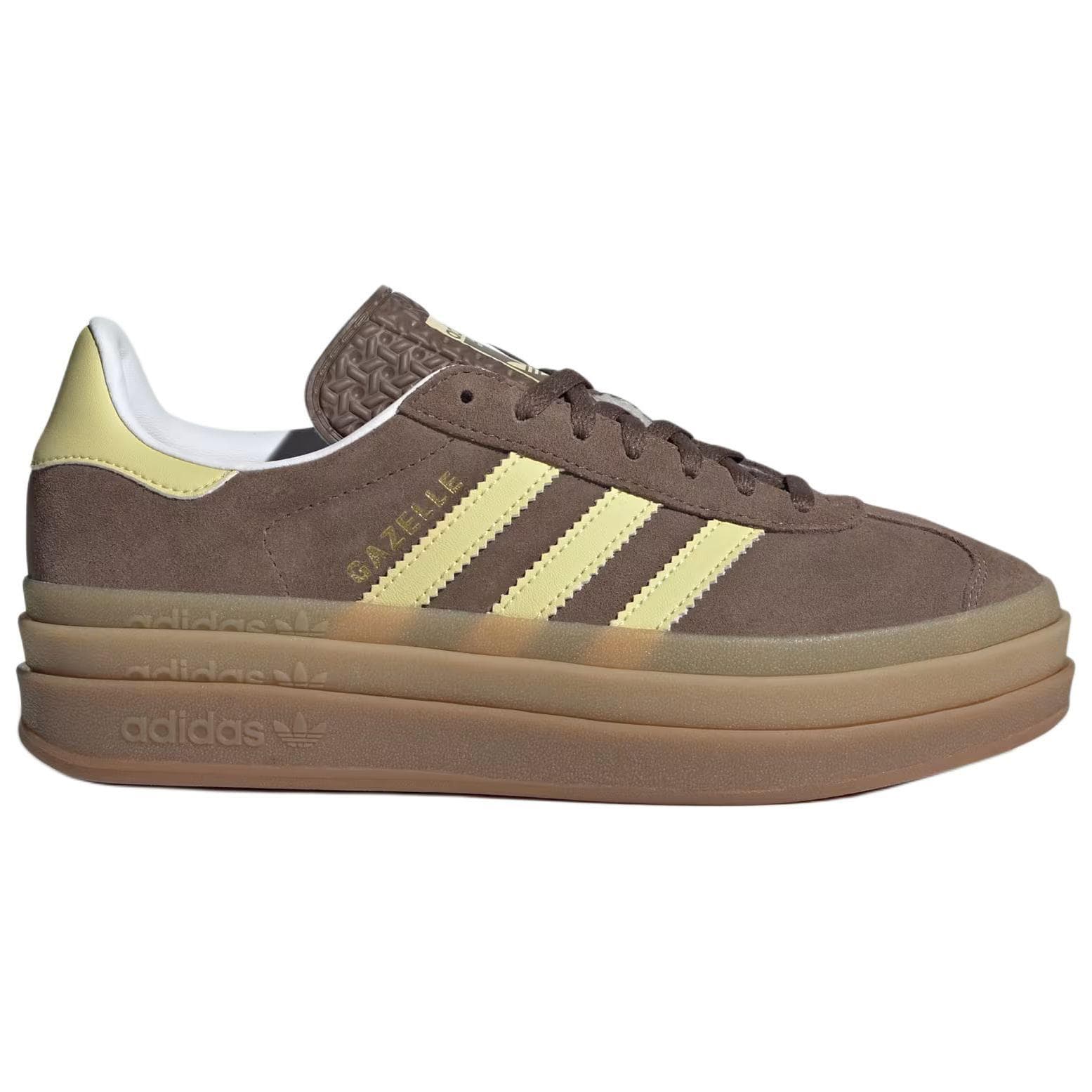 Кроссовки Adidas Originals GAZELLE BOLD Искусственная замша устойчивая к истиранию низкий верх скейтборд женские коричневый - изображение 2