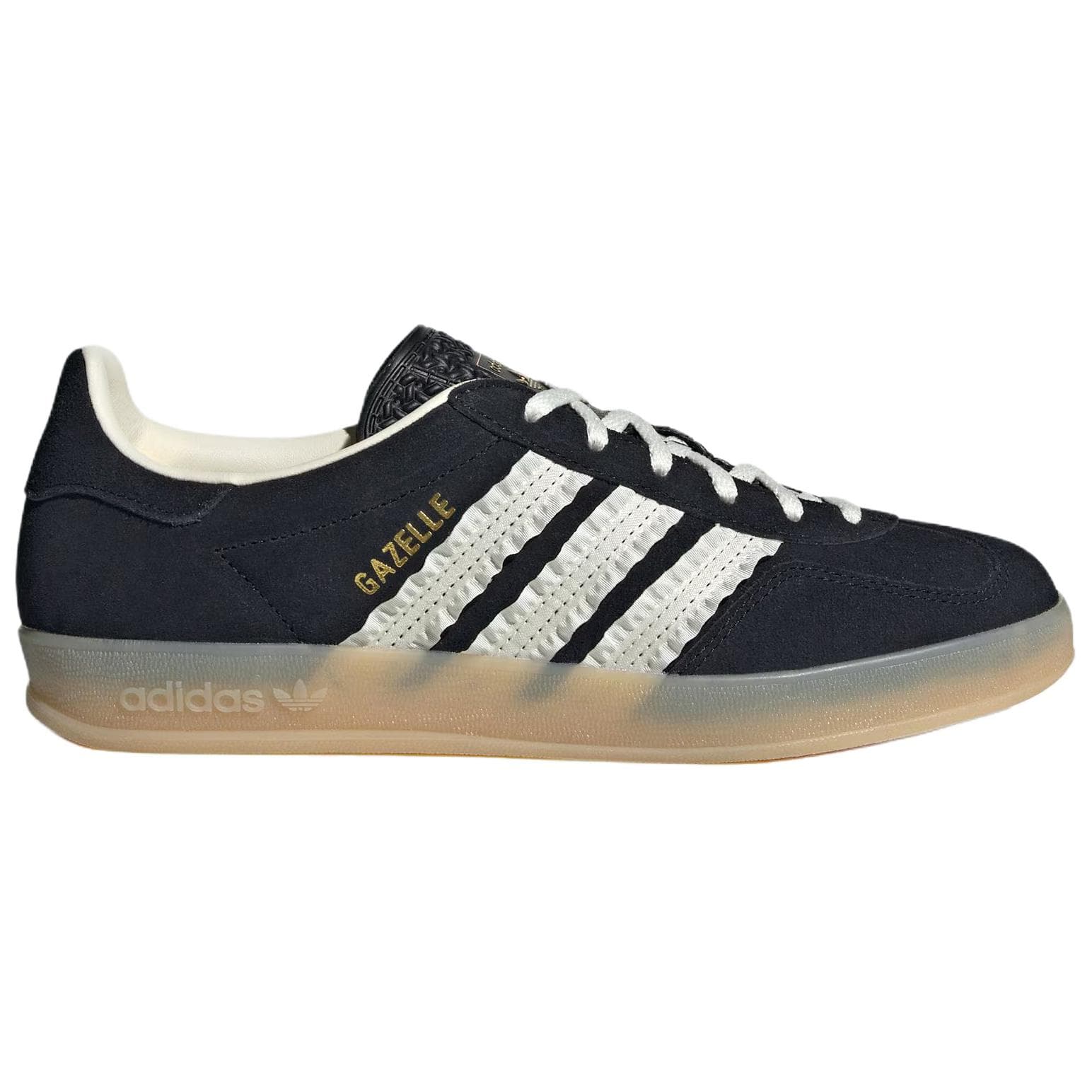 Кроссовки Adidas Originals GAZELLE INDOOR Low Топ Скейтборд Кроссовки Женские Черные - изображение 2