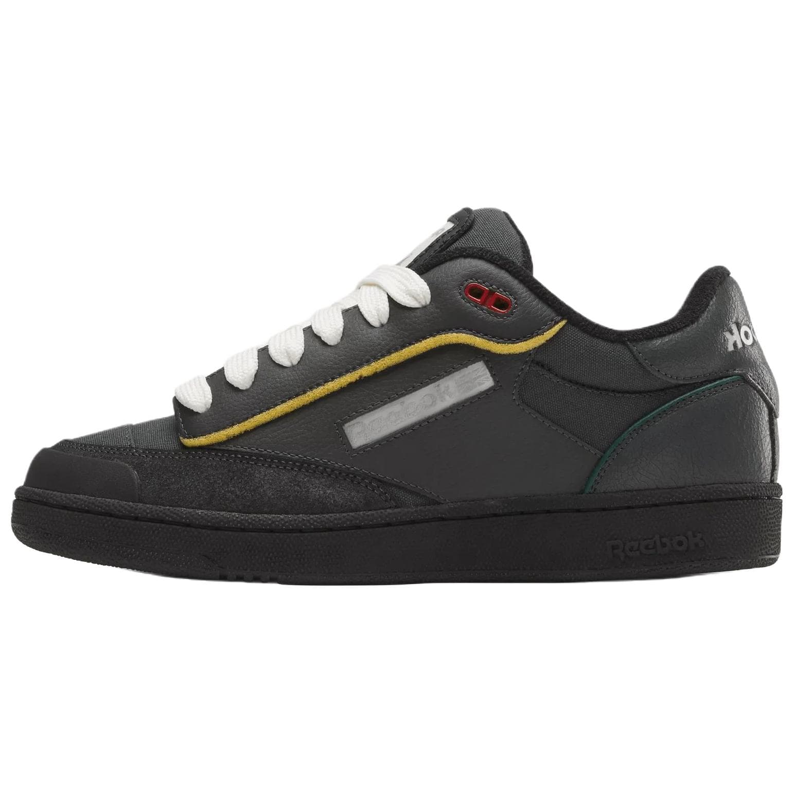 Кроссовки Reebok Club C Устойчивая к истиранию Низкая Скейтборд Обувь Унисекс Черная - изображение 1