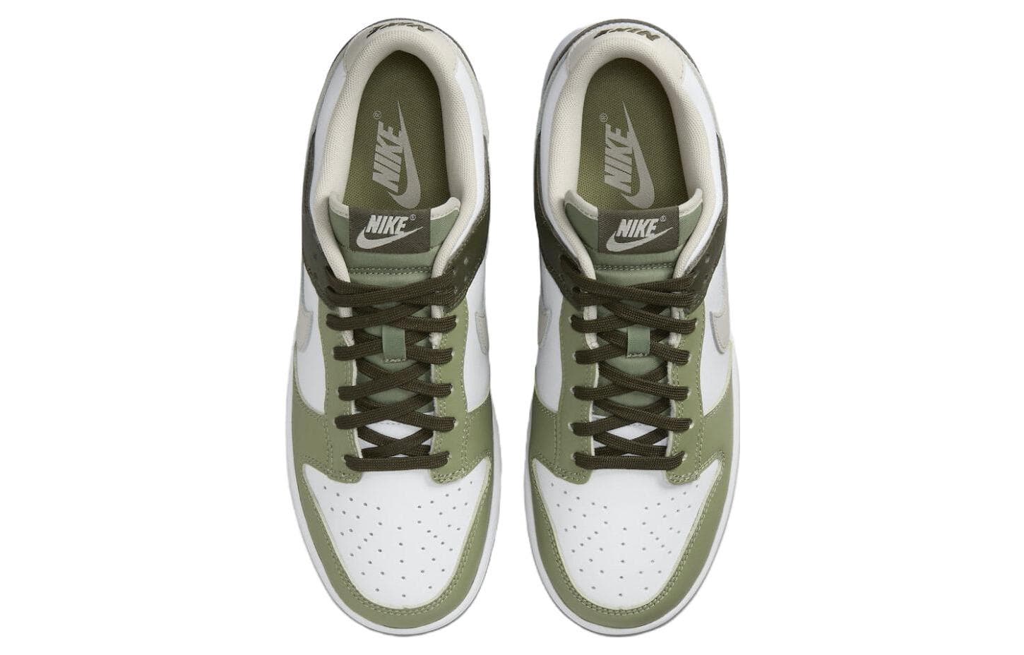 Кроссовки Nike Dunk Low Green White — фото 4
