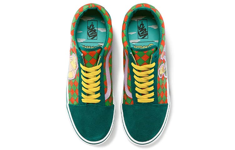 Кроссовки Vans Old Skool "The Simpsons" Deep Green - изображение 3