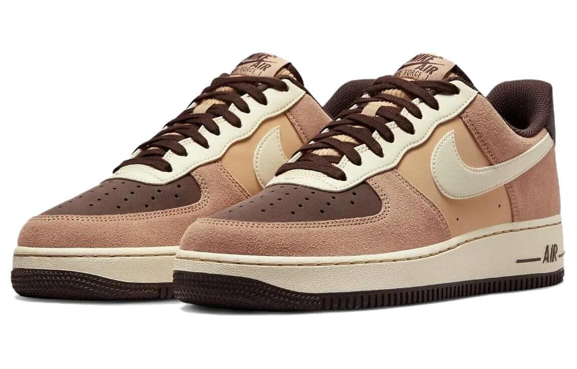 Кроссовки Nike Air Force 1 Low Beige Brown — фото 3