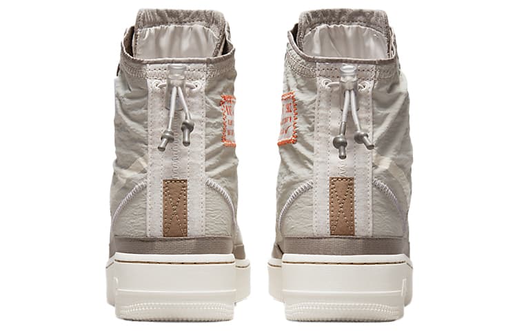 Кроссовки Nike Air Force 1 Shell High Top Beige Brown — фото 5
