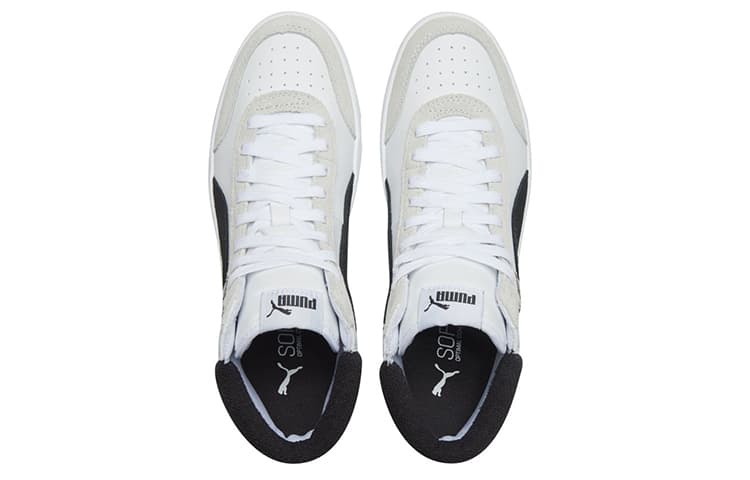 Кроссовки PUMA Court Legend Mid White Black - изображение 4