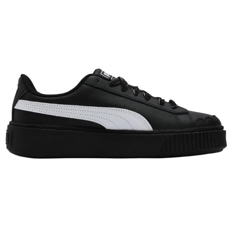 Кроссовки PUMA Платформа Высота Низкие Кроссовки для Скейтбординга Женские Черные - изображение 2