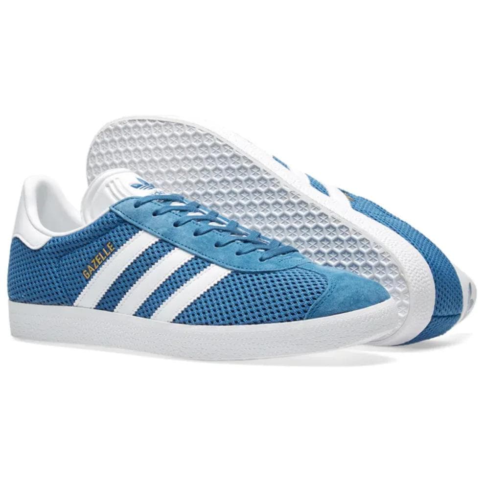 Кроссовки Adidas Originals Gazelle Low Скейтборд Кроссовки Мужские Синие Белые - изображение 4