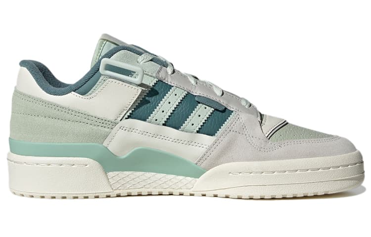 Кроссовки adidas Forum Exhibit Low White Brown Green - изображение 2