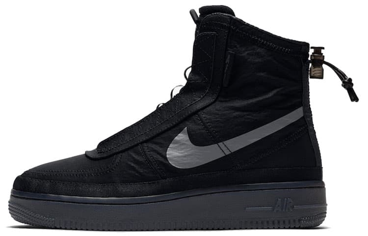 Кроссовки Nike Air Force 1 Shell High Black Grey