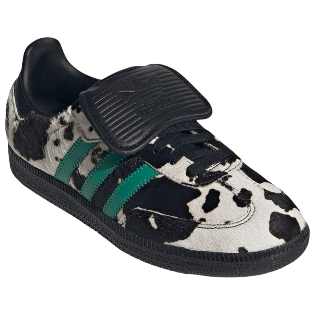 Кроссовки Adidas Originals Samba LT Кожа Удобный And Легкий Low Топ Скейтборд Обувь Женские Черный белый - изображение 2