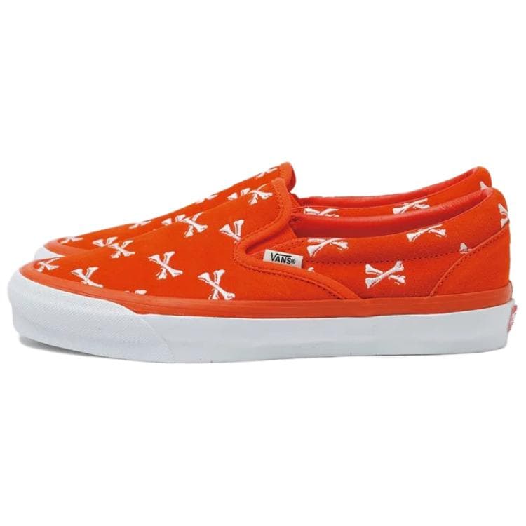Кроссовки WTAPS x Vans Vault Classic Slip-On OG LX Orange Bone - изображение 5