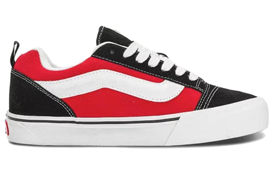 Кроссовки Vans Knu Skool Red Black - изображение 2