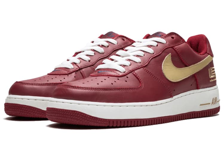 Кроссовки Nike Air Force 1 Low Red Gold — фото 3