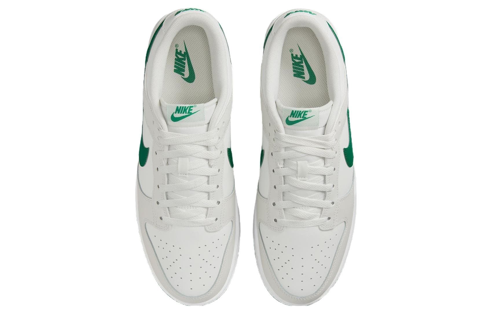 Кроссовки Nike Dunk Low White Green — фото 4
