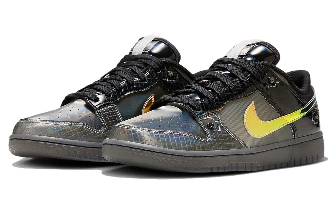Кроссовки Nike Dunk Low "Hyperflat" Black Multi-Color - изображение 3