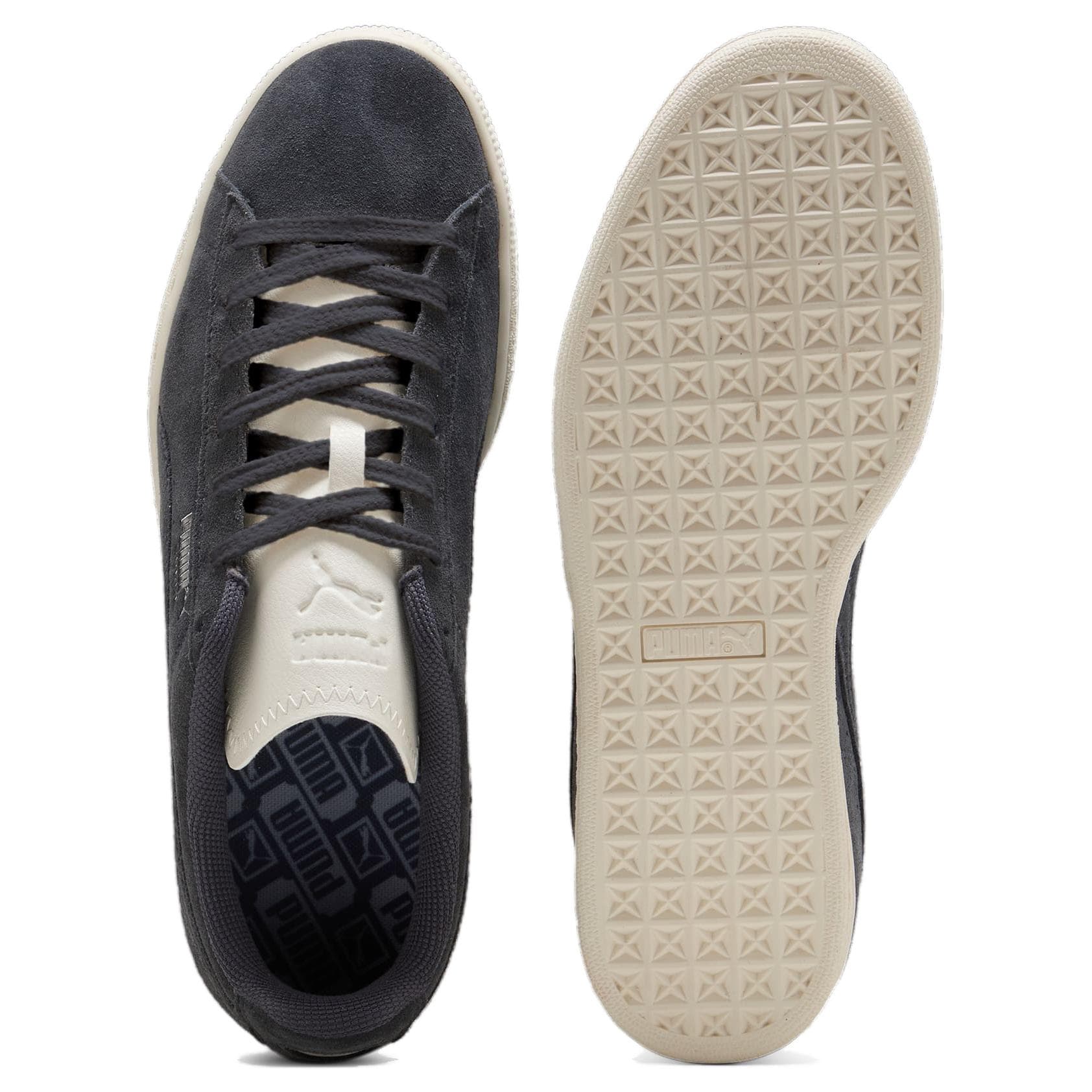 Кроссовки PUMA Suede Premium Black Grey - изображение 4