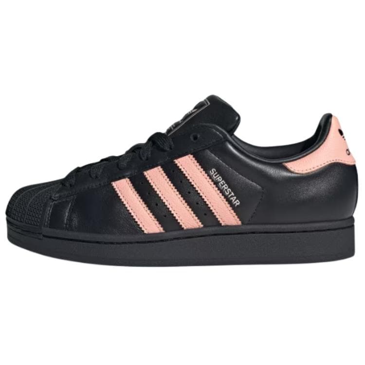 Кроссовки Adidas Originals Superstar Кожаные Скейтборд Кроссовки Женские Черные - изображение 1