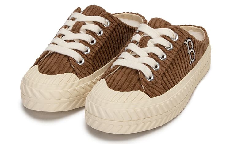 Кроссовки MLB Brown Low-Top Sneakers - изображение 3