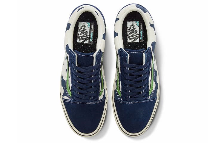 Кроссовки Vans Old Skool Blue White - изображение 3