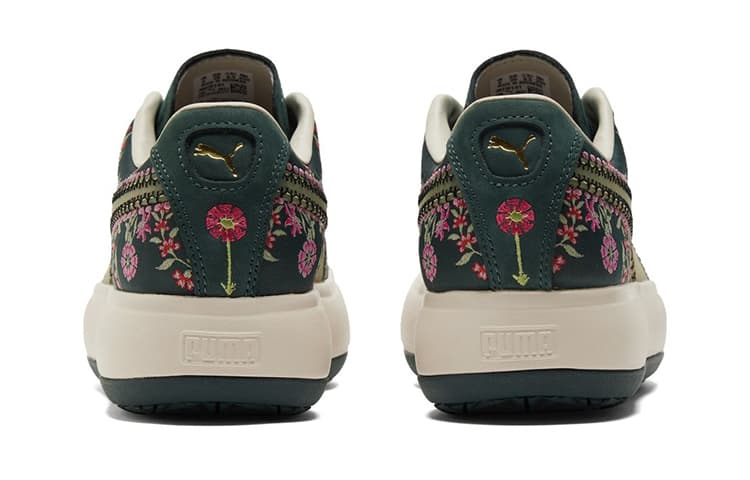 Кроссовки Liberty x PUMA Suede Floral Low Green - изображение 4