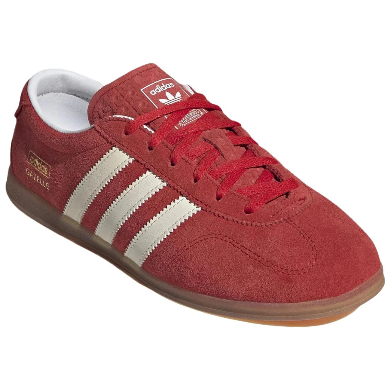 Кроссовки Adidas Originals Gazelle Low Топ Скейтборд Обувь Женские Красный - изображение 3