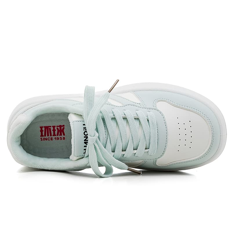 Кроссовки HUANQIU Low Топ Скейтборд Обувь Women's White Луна - изображение 3