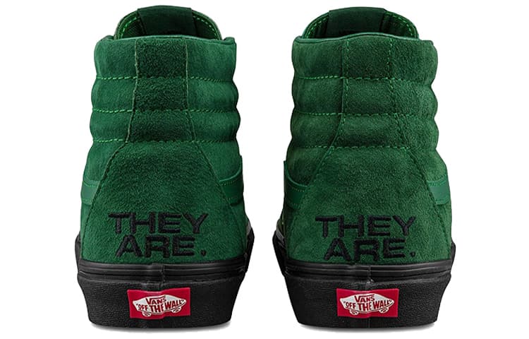 Кроссовки Vans SK8 High Year of the Ox Green - изображение 5