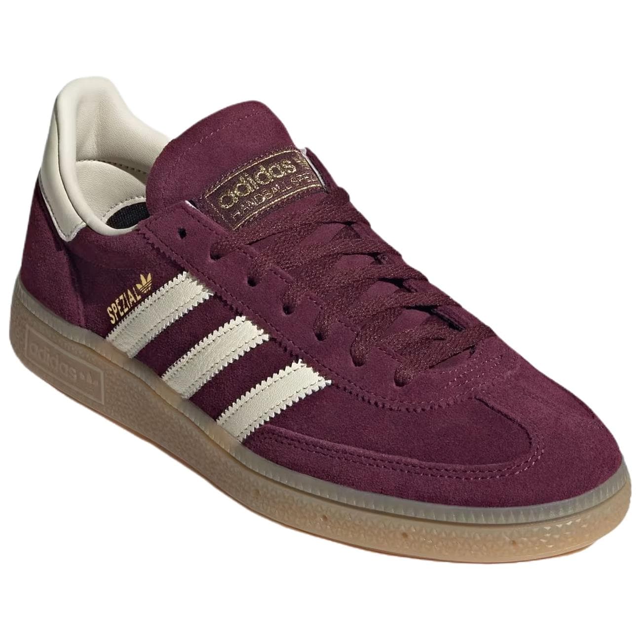 Кроссовки Adidas Originals HANDBALL SPEZIAL Кожа Замша Низкие Кеды Скейтборд Обувь Женские Коричневые - изображение 3