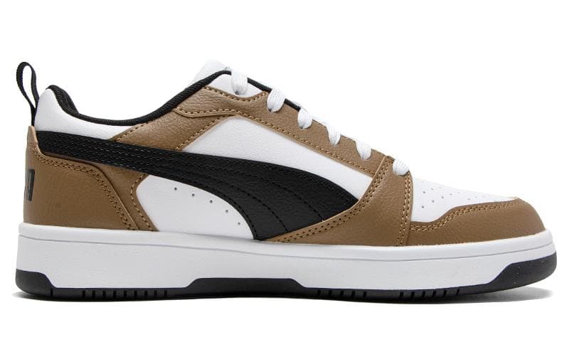 Кроссовки PUMA REBOUND V6 Low White Brown Black - изображение 2