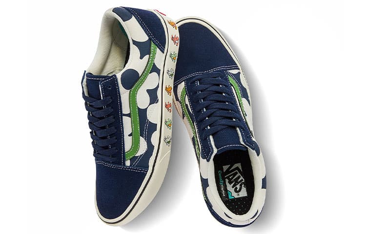 Кроссовки Vans Old Skool Blue White - изображение 4