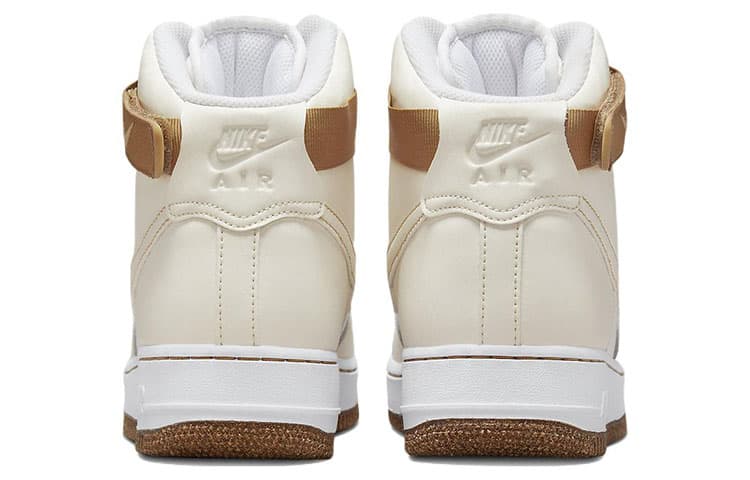Кроссовки Nike Air Force 1 High White Brown — фото 5