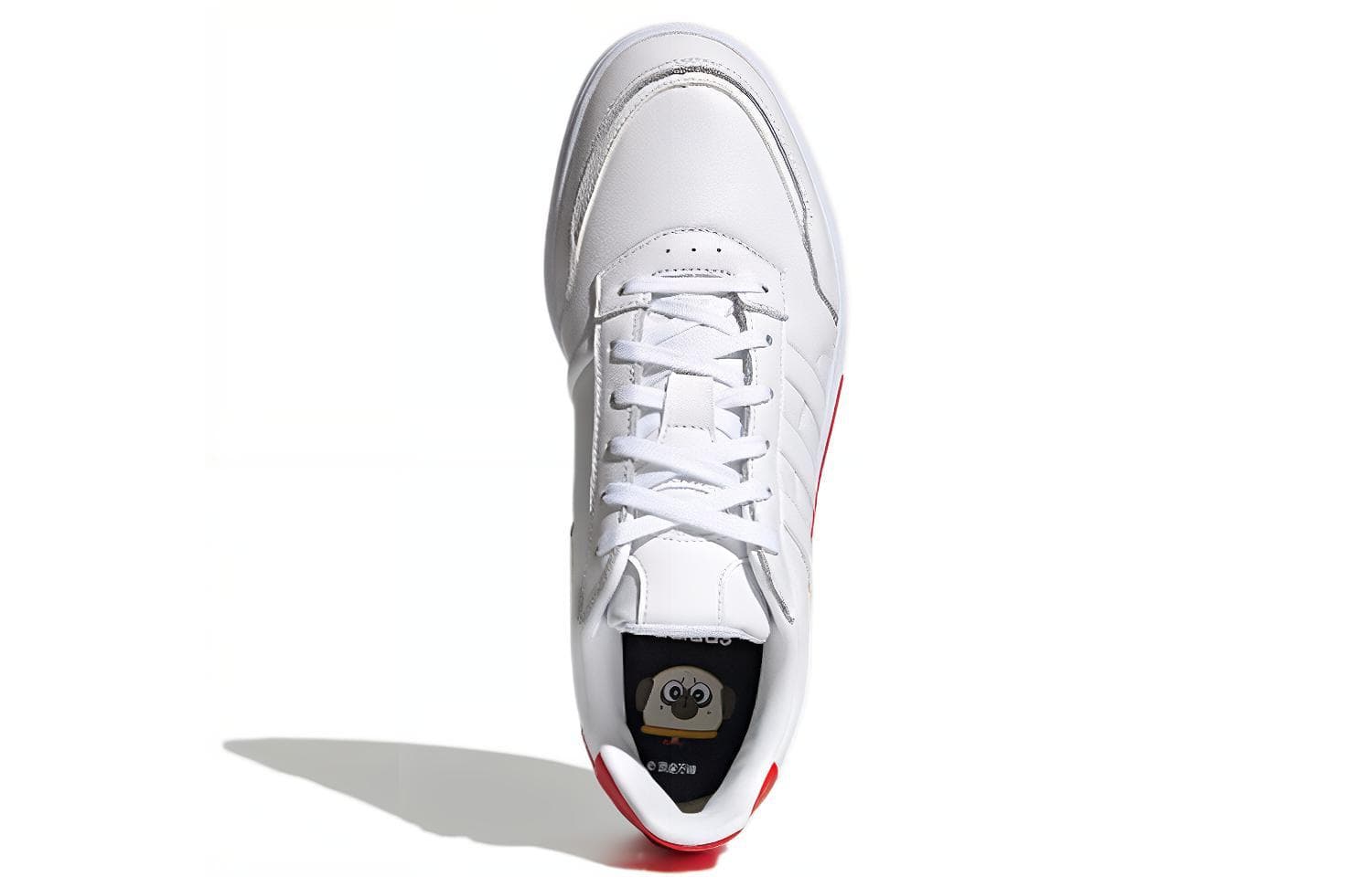 Кроссовки adidas neo Courtmaster White Red - изображение 5