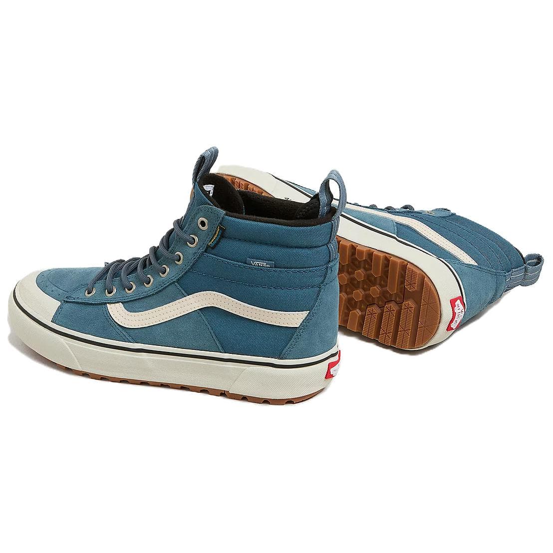 Кроссовки Vans SK8 HI Термические Водонепроницаемые Высокие Кроссовки для Скейтбординга Мужские Синие - изображение 4