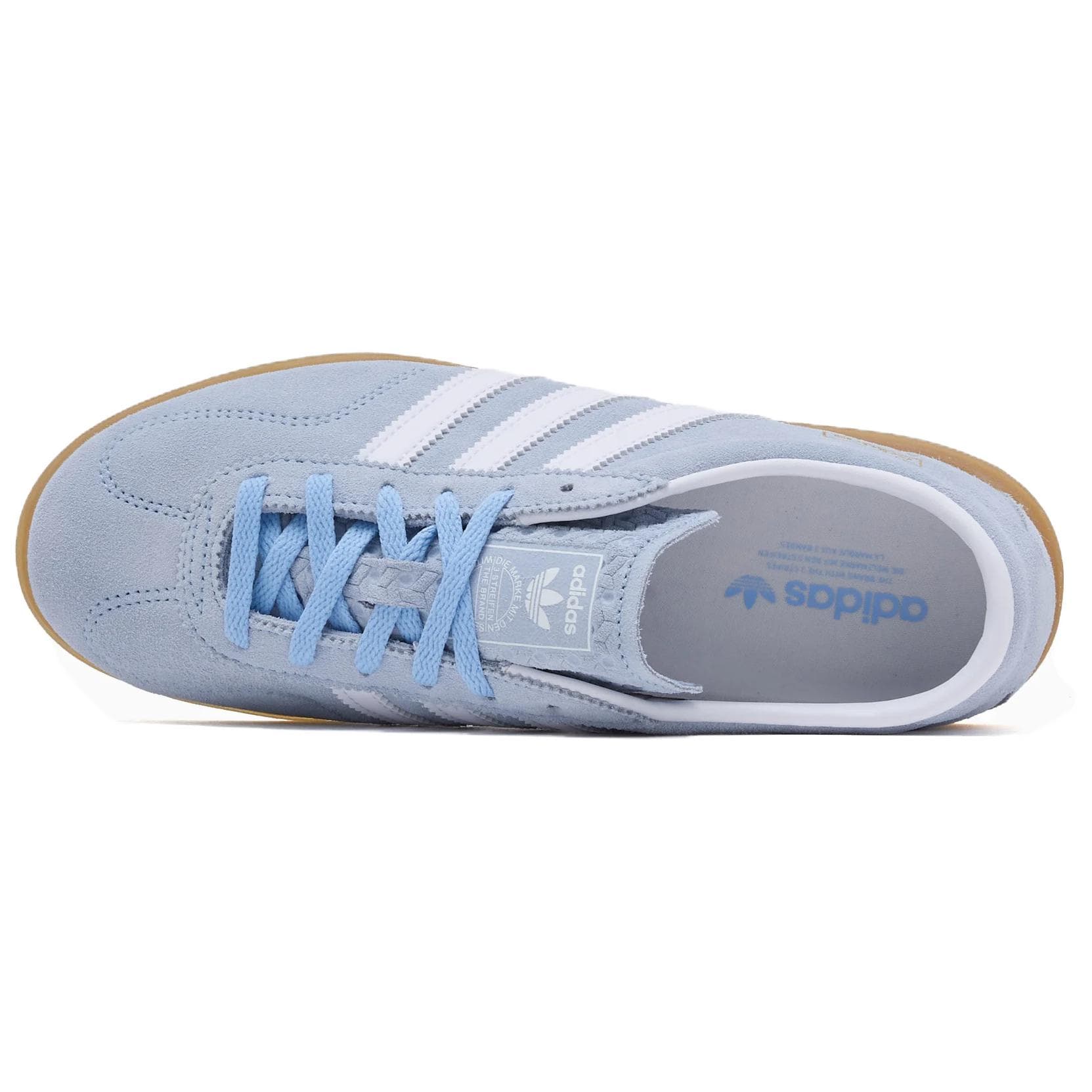 Кроссовки Adidas Originals Gazelle Abrasion Resistant Низкие Кроссовки для скейтбординга Женские Синие - изображение 5