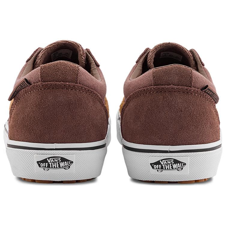 Кроссовки Vans Ward Аbrasion-Resistant Низкие Кроссовки для Скейтбординга Мужские Коричневые Белые - изображение 3