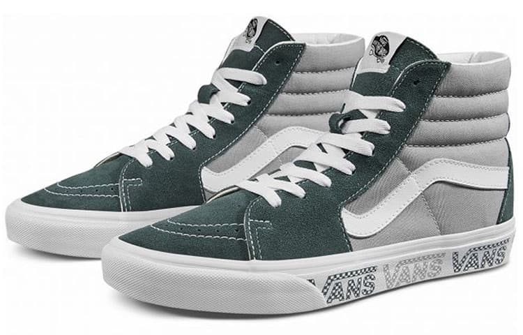 Кроссовки Vans SK8 Hi Grey Green - изображение 2