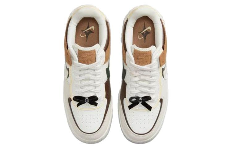 Кроссовки Nike Air Force 1 Low Shadow White Grey Brown — фото 4
