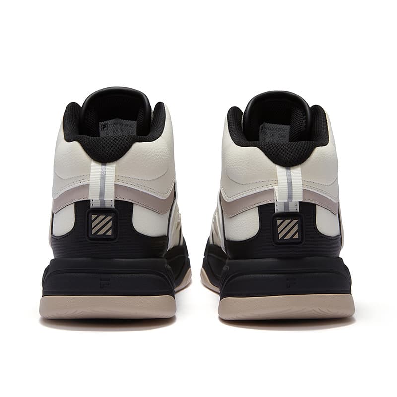 Кроссовки FILA Bank II Mid White Brown - изображение 3