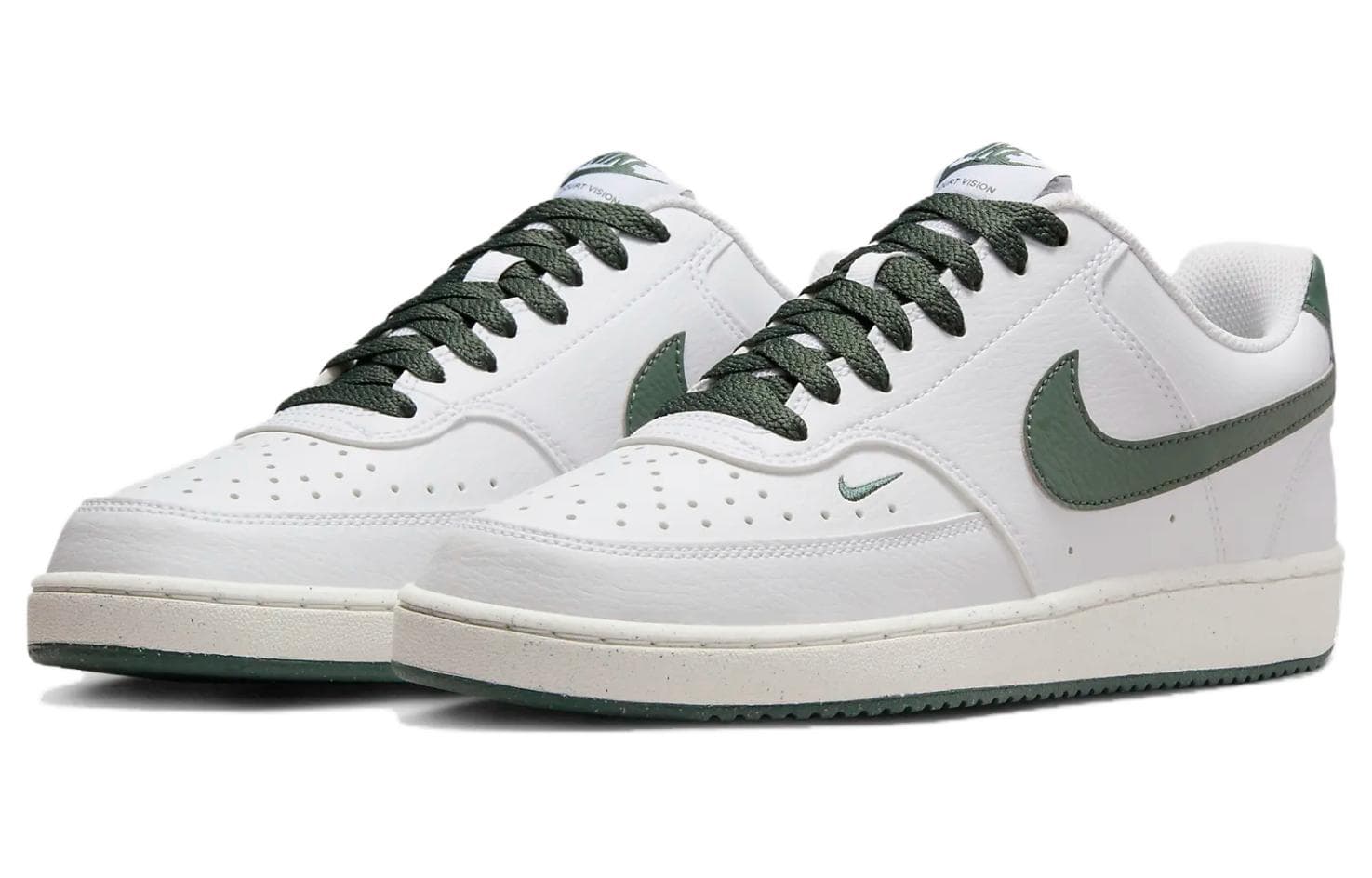 Кроссовки Nike Court Vision Low White Green - изображение 3