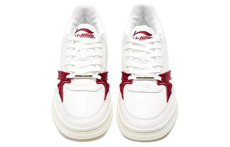 Кроссовки LI-NING 1990 White Red - изображение 3