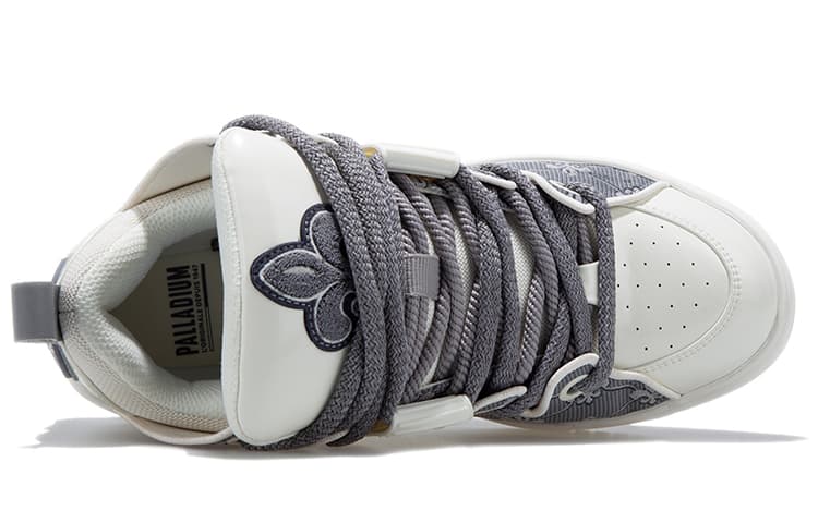 Кроссовки Palladium Low Top Sneakers Grey/White - изображение 4