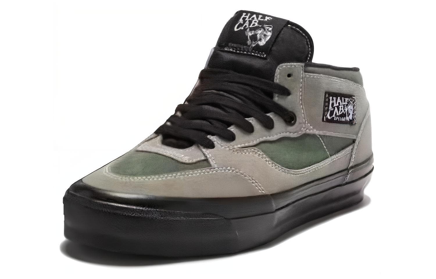 Кроссовки Vans Премиум MID Скейтборд Кроссовки Мужские Зеленые Черные - изображение 2