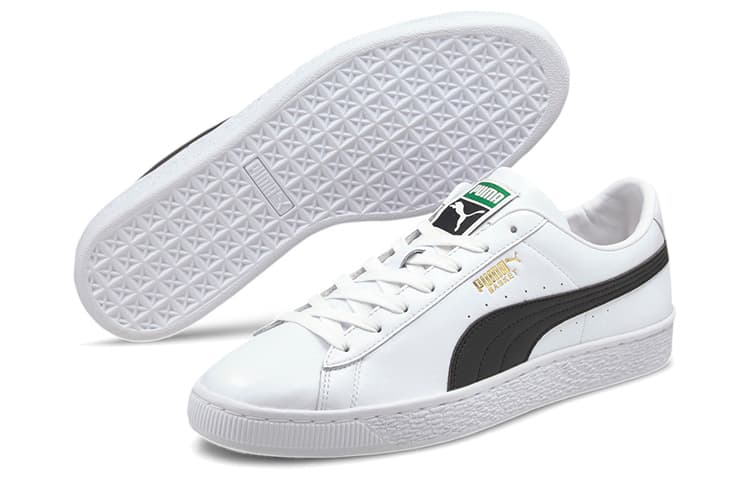 Кроссовки PUMA Basket Classic XXI White Black - изображение 5